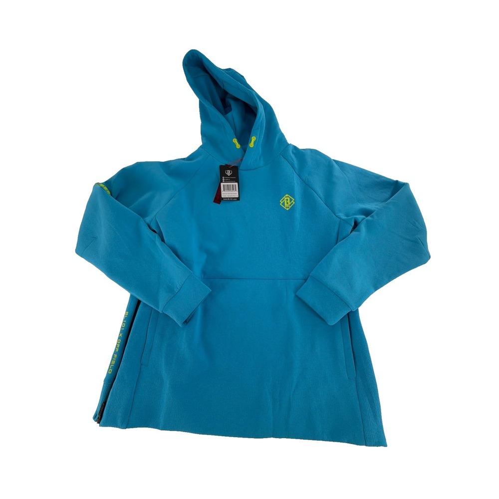Baseball Lifestyle 101 Diamond Tech Side Vented Hoodie Highlighter Blue Size M